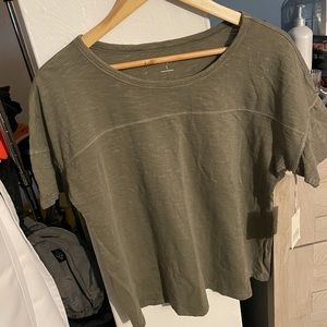 Olive Green tee NWT